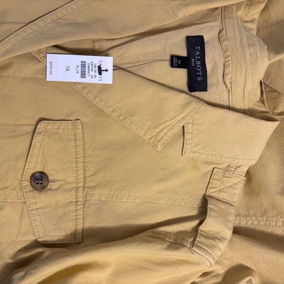 Talbots Mustard Utility Jacket 1X NWT Retails $159 - Picture 11 of 12